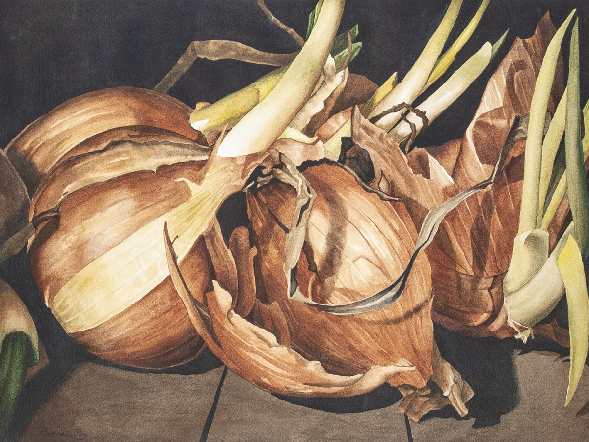 "Onionskin" by Diana Roy 1940-2019 