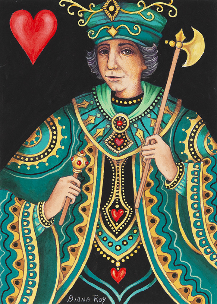 "Jack of Hearts" by Diana Roy 1940-2019 