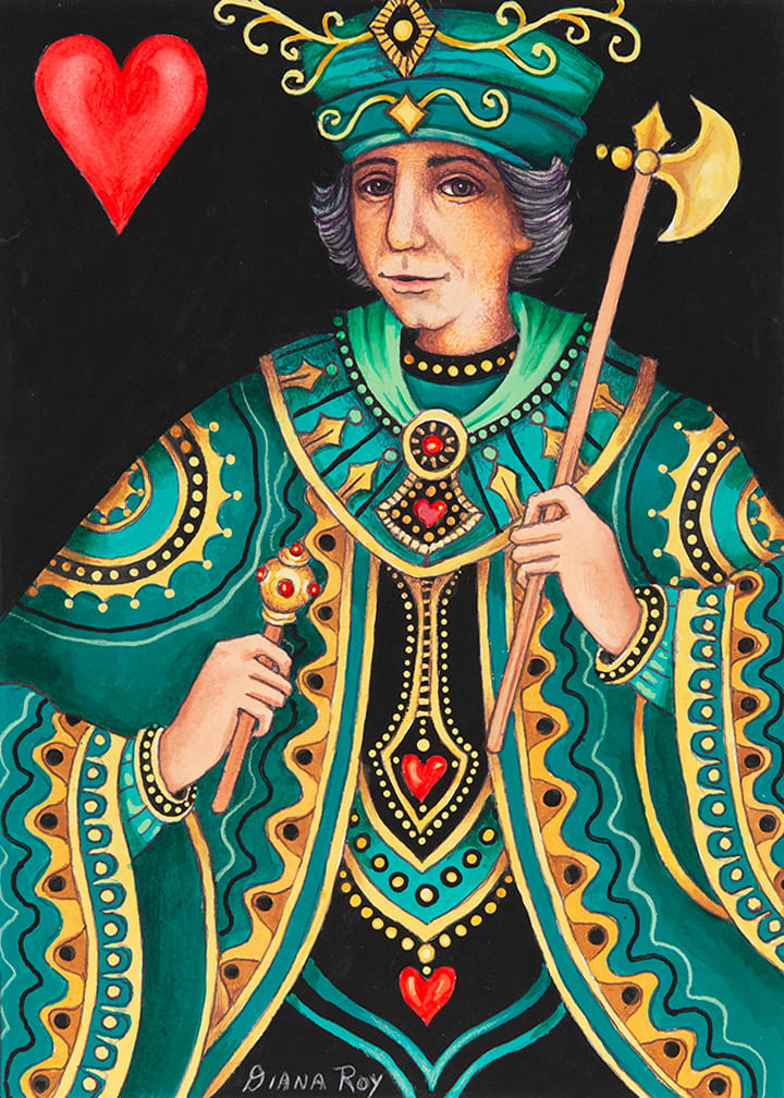 "Jack of Hearts" by Diana Roy 1940-2019, Image 2.