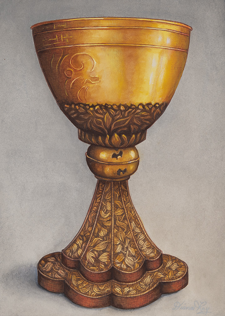 "Chalise #2" by Diana Roy 1940-2019 