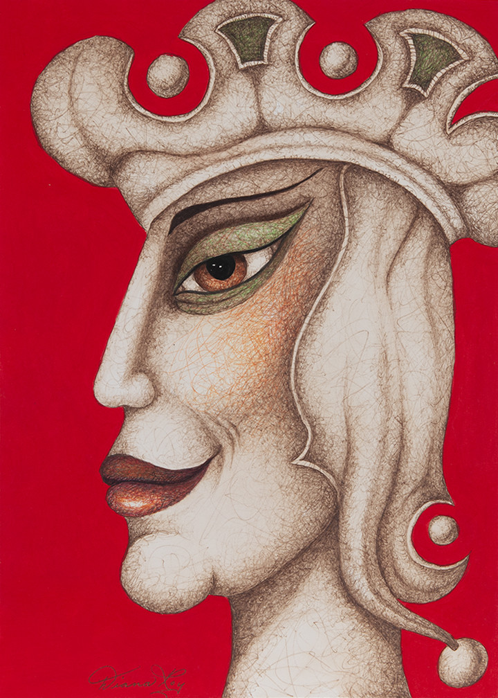 "Chess Master" by Diana Roy 1940-2019 