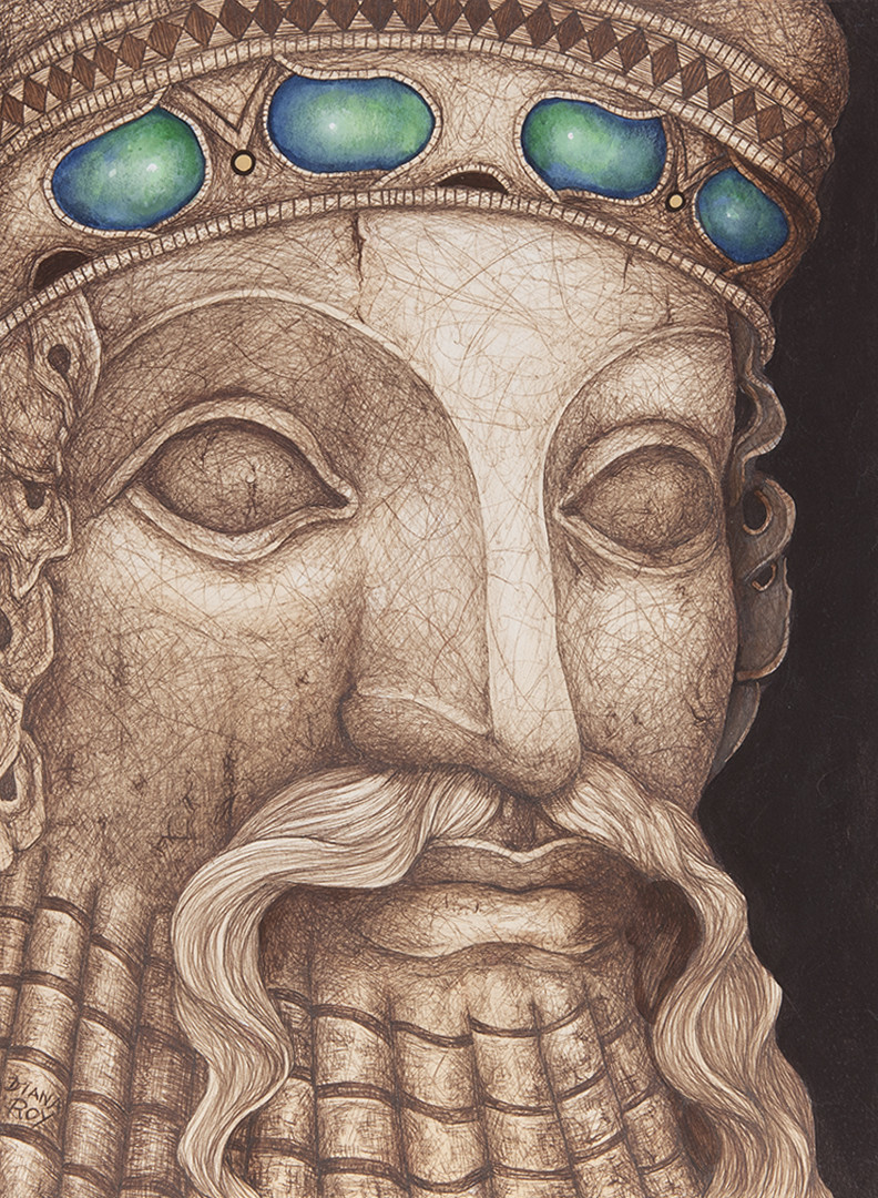 "XIV" by Diana Roy 1940-2019 