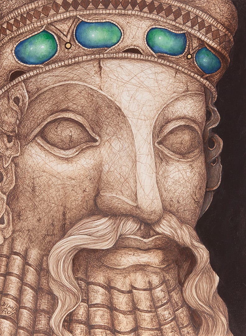 "XIV" by Diana Roy 1940-2019, Image 2.