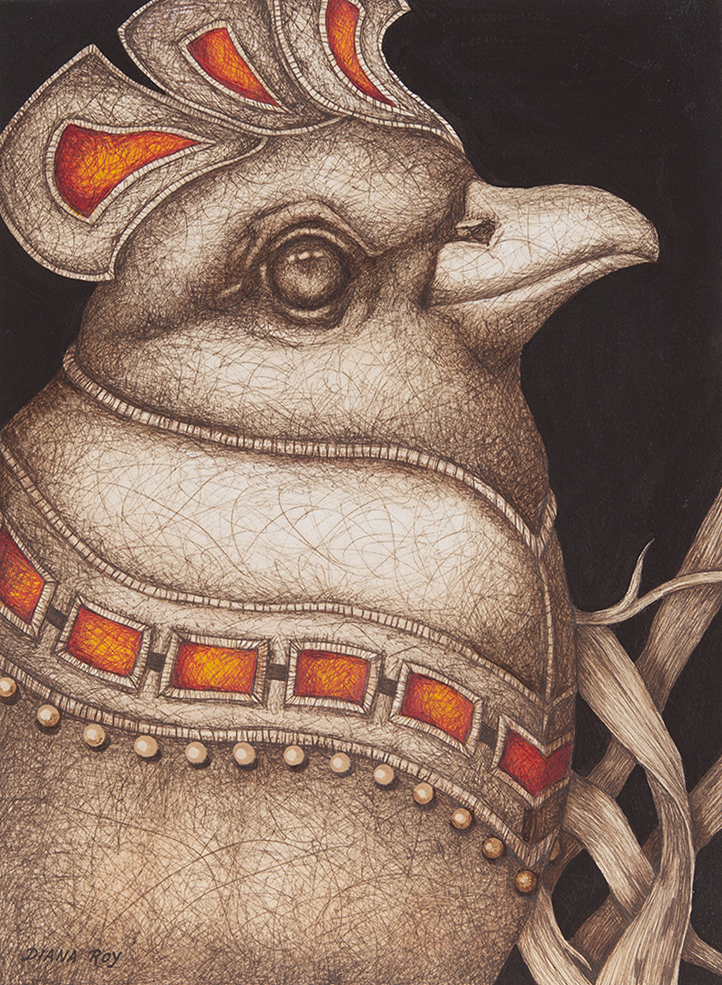 "Chickadee" by Diana Roy 1940-2019 