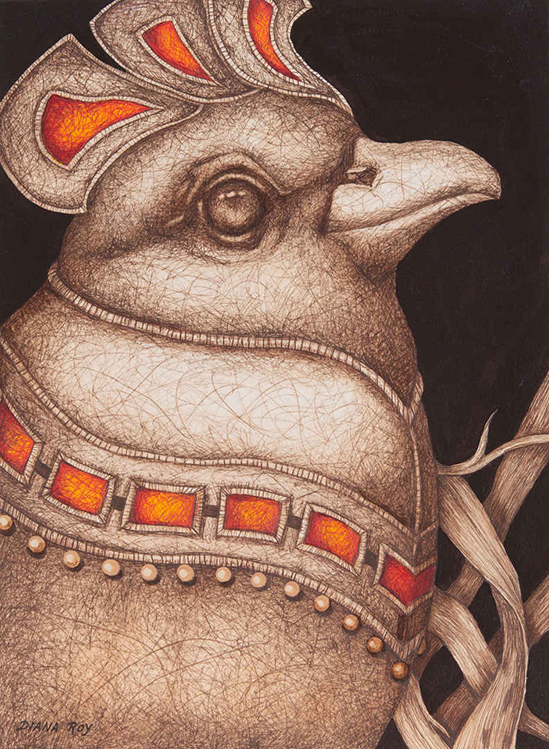 "Chickadee" by Diana Roy 1940-2019, Image 2.