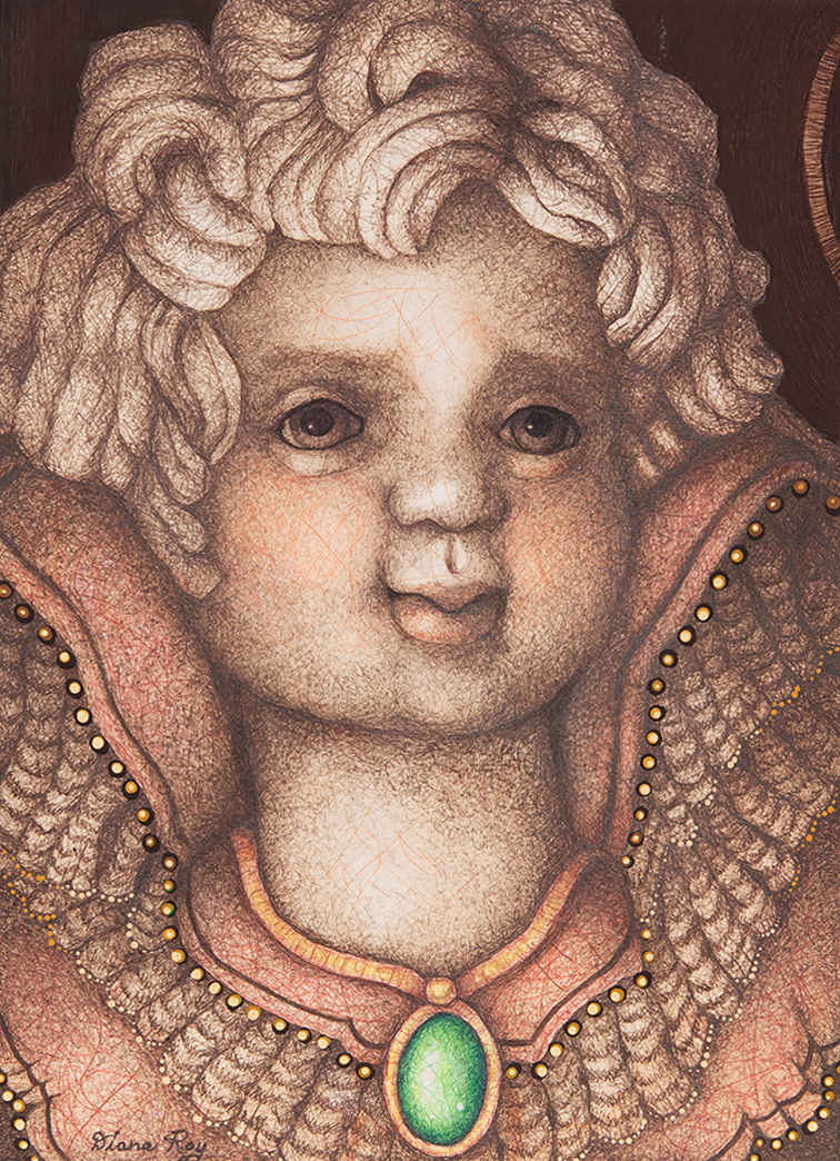 "Cherub" by Diana Roy 1940-2019, Image 2.