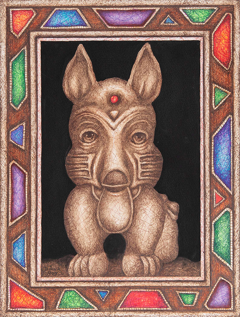 "Dog Days" by Diana Roy 1940-2019, Image 2.