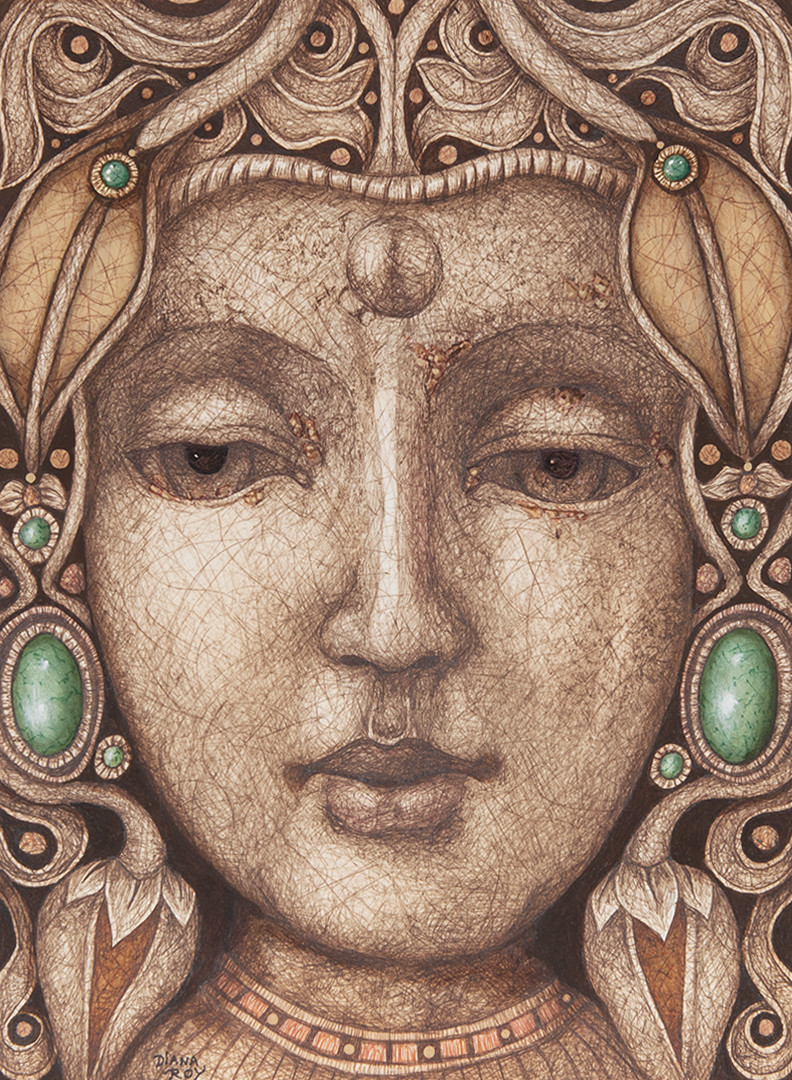"The Artist's Muse" by Diana Roy 1940-2019 