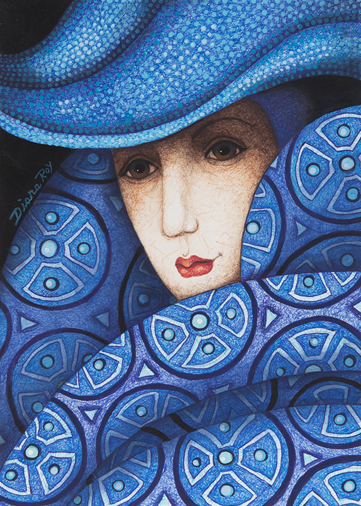 "Blue Remnants" by Diana Roy 1940-2019 