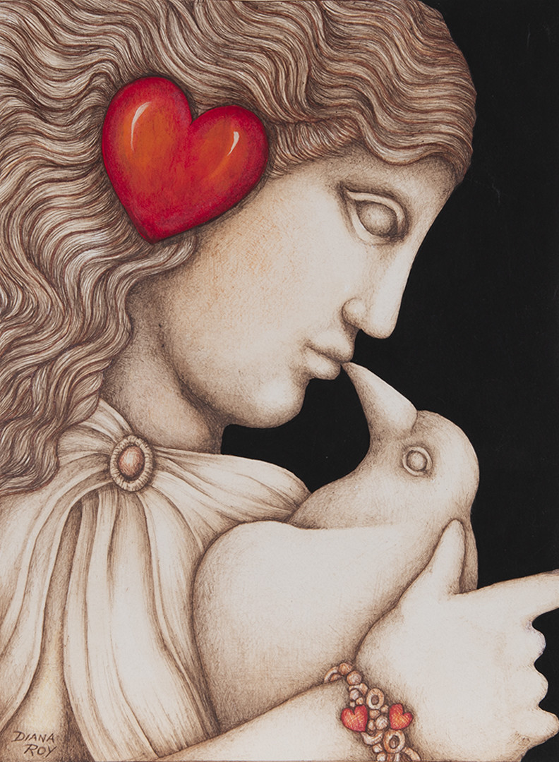 "Bird Heart" by Diana Roy 1940-2019 