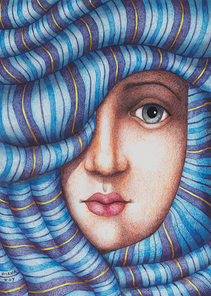 "Gift Wrapped" by Diana Roy 1940-2019 