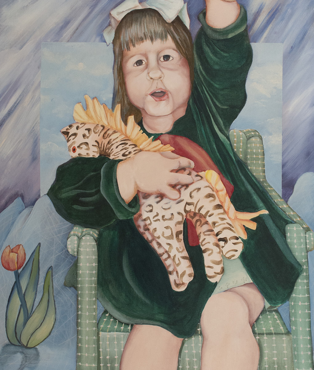 "Kelly Waving" by Diana Roy 1940-2019 