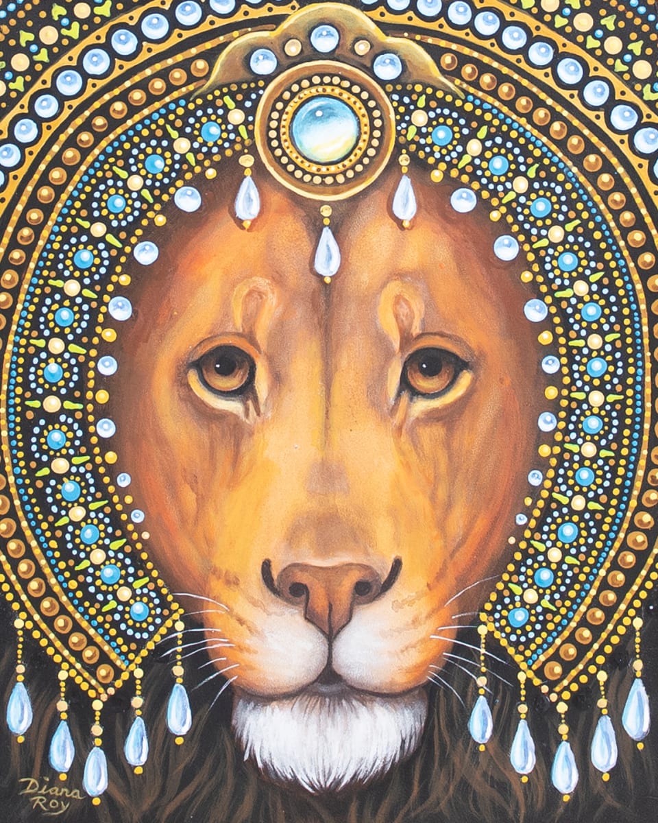 "King of the Jungle" by Diana Roy 1940-2019, Image 2.