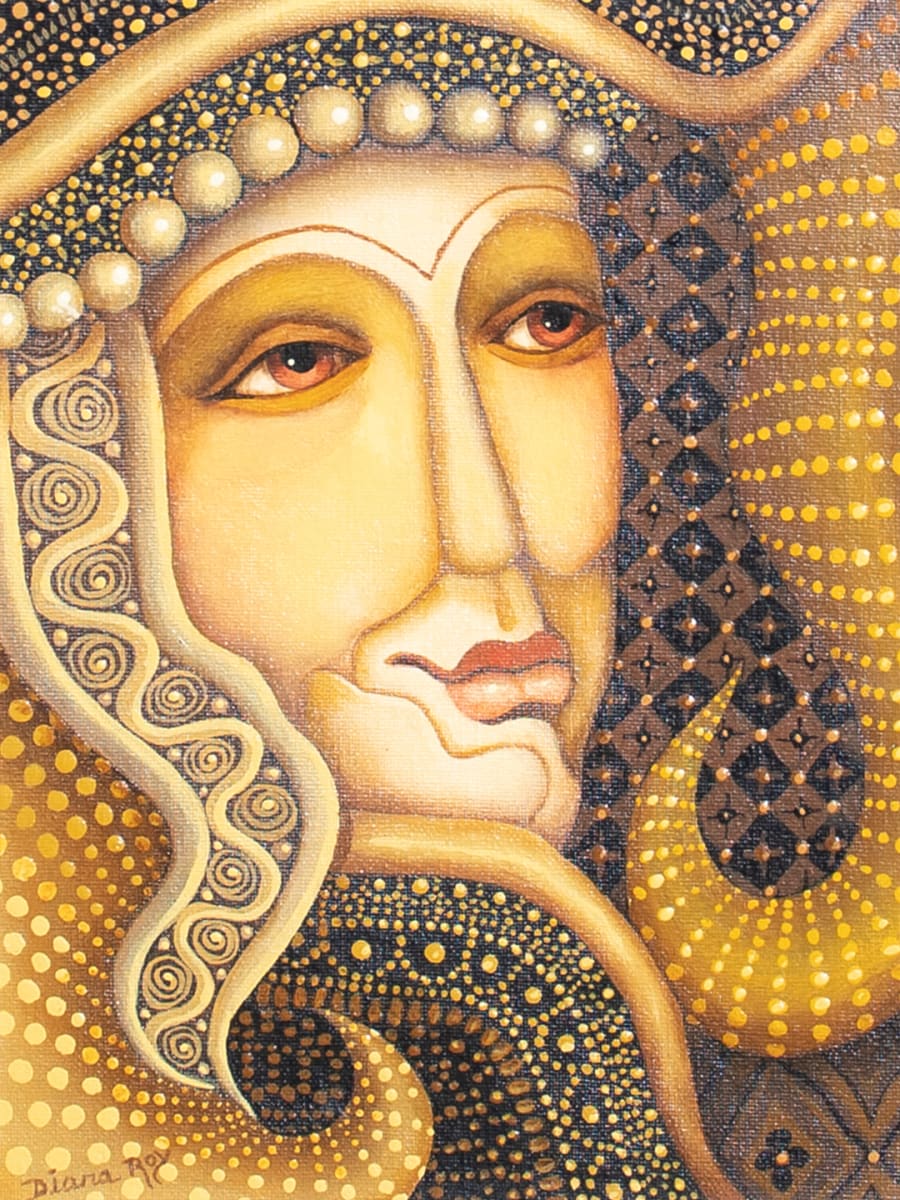 "Royal Flush" by Diana Roy 1940-2019, Image 1.