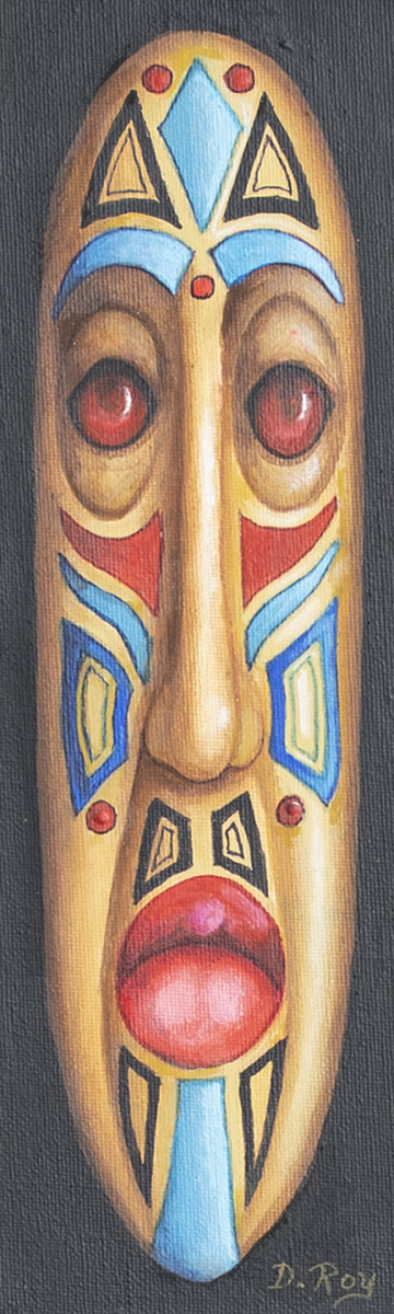 Untitled (Long Mask 2) by Diana Roy 1940-2019 