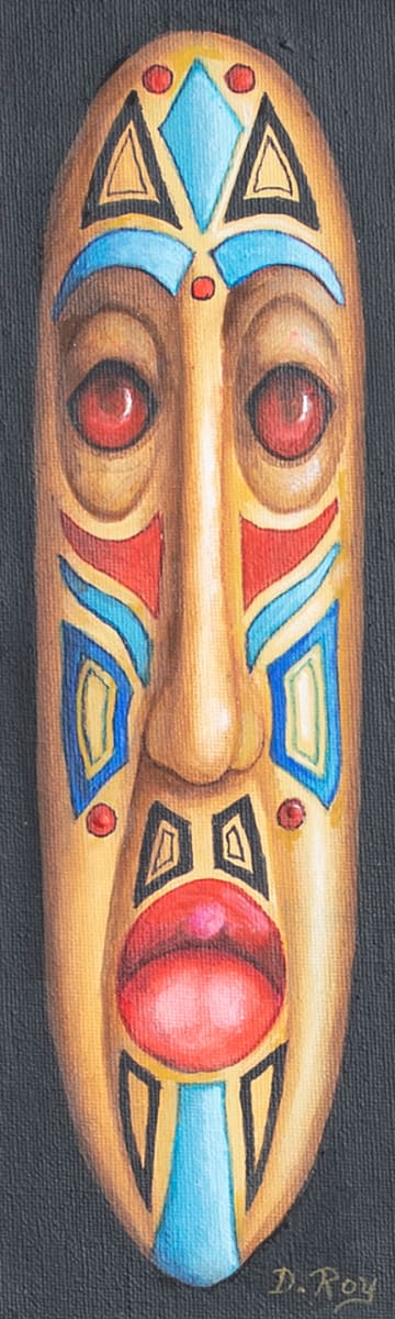 Untitled (Long Mask 2) by Diana Roy 1940-2019, Image 1.