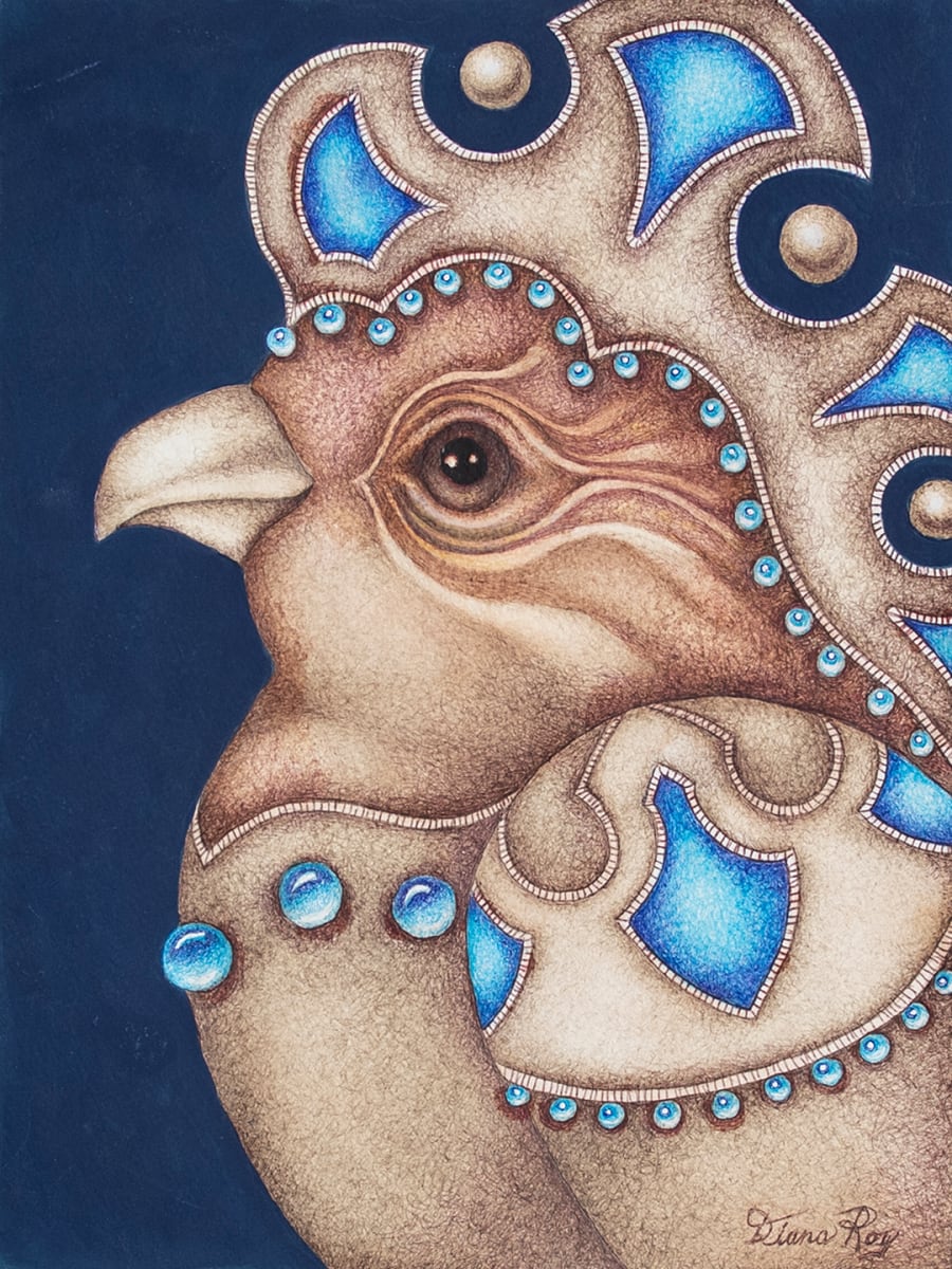 "Royal Bird" by Diana Roy 1940-2019 