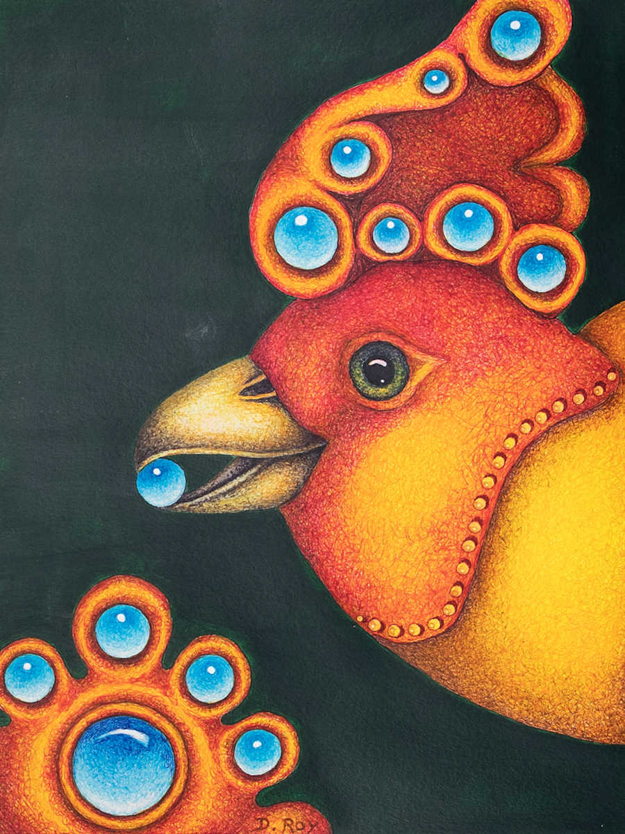 "Pearl of Wisdom" by Diana Roy 1940-2019, Image 2.