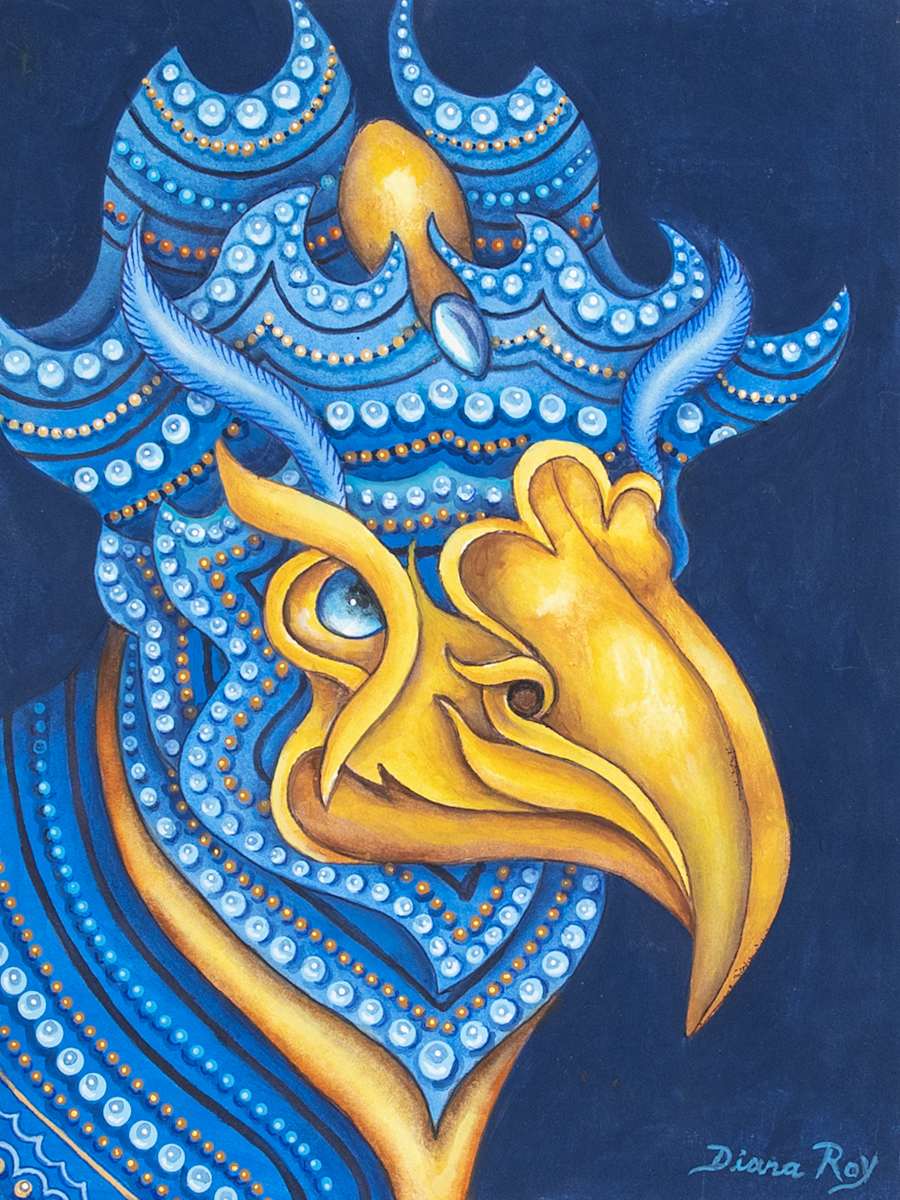 Bird With a Golden Egg by Diana Roy 1940-2019, Image 2.