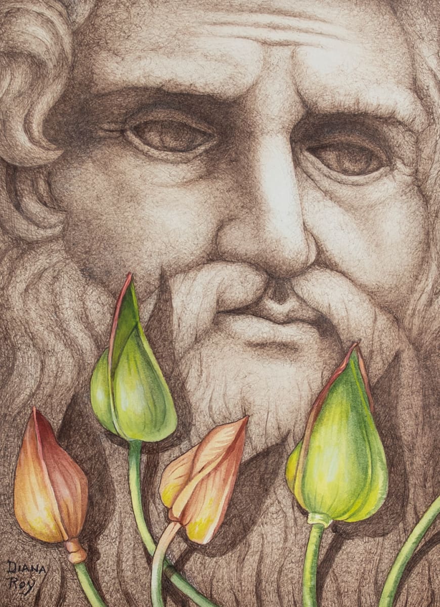 "Buds" by Diana Roy 1940-2019, Image 2.
