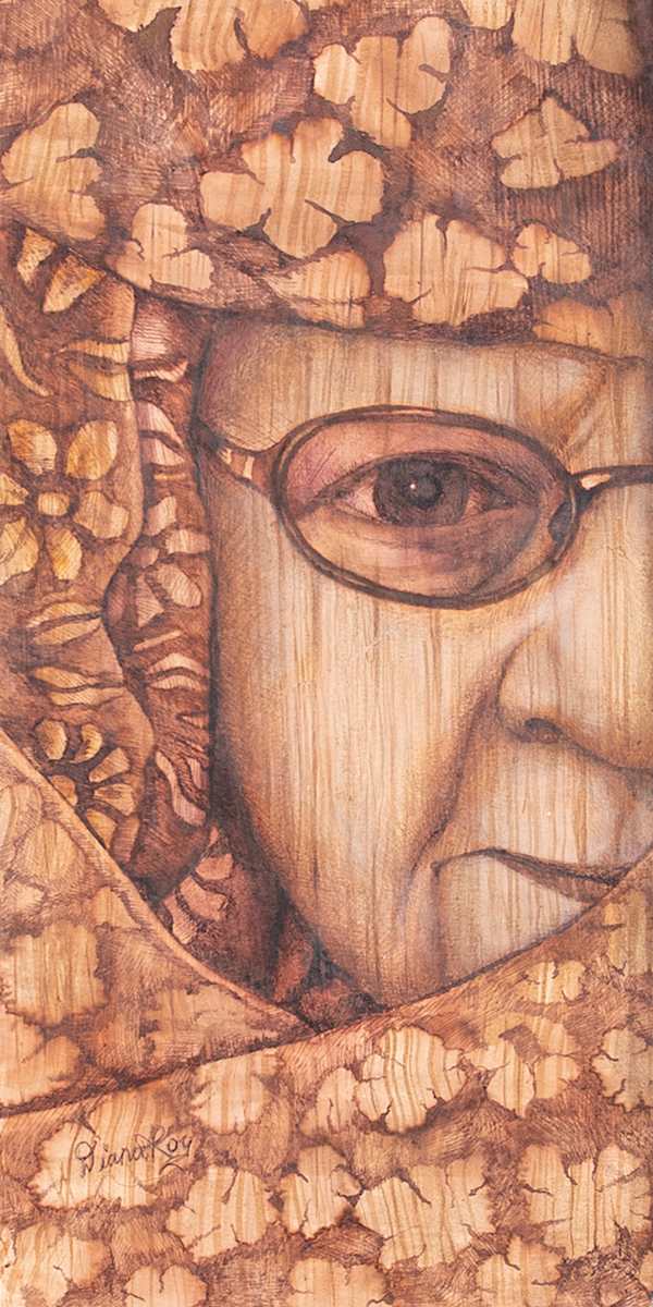 "Self Portrait" by Diana Roy 1940-2019, Image 2.