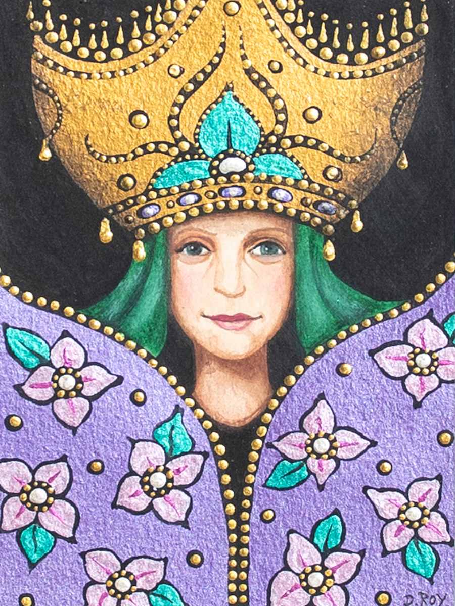 "Floral Queen" by Diana Roy 1940-2019, Image 1.