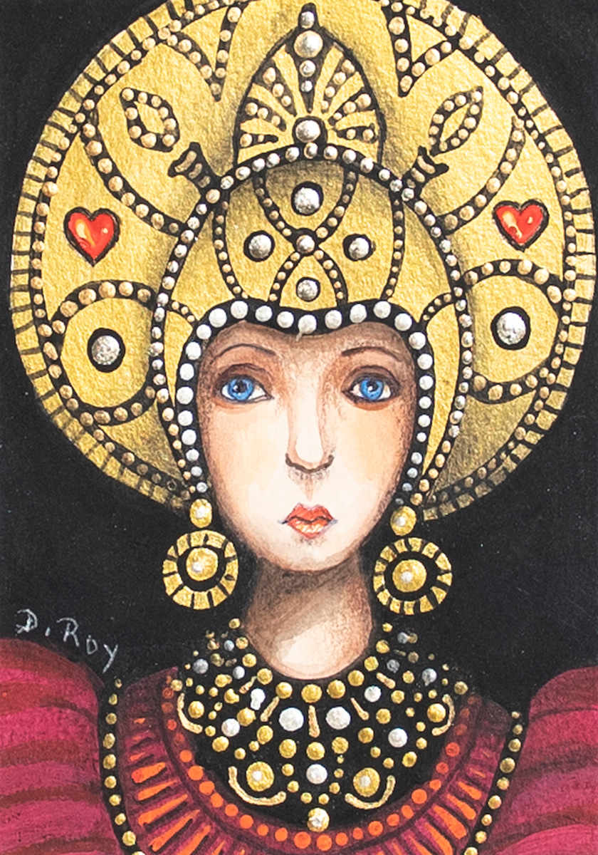 "Two Hearts" by Diana Roy 1940-2019, Image 1.