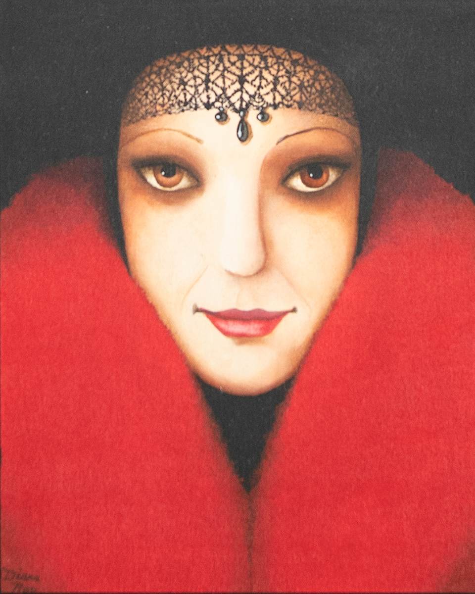 "Red Coat # 2" by Diana Roy 1940-2019, Image 2.