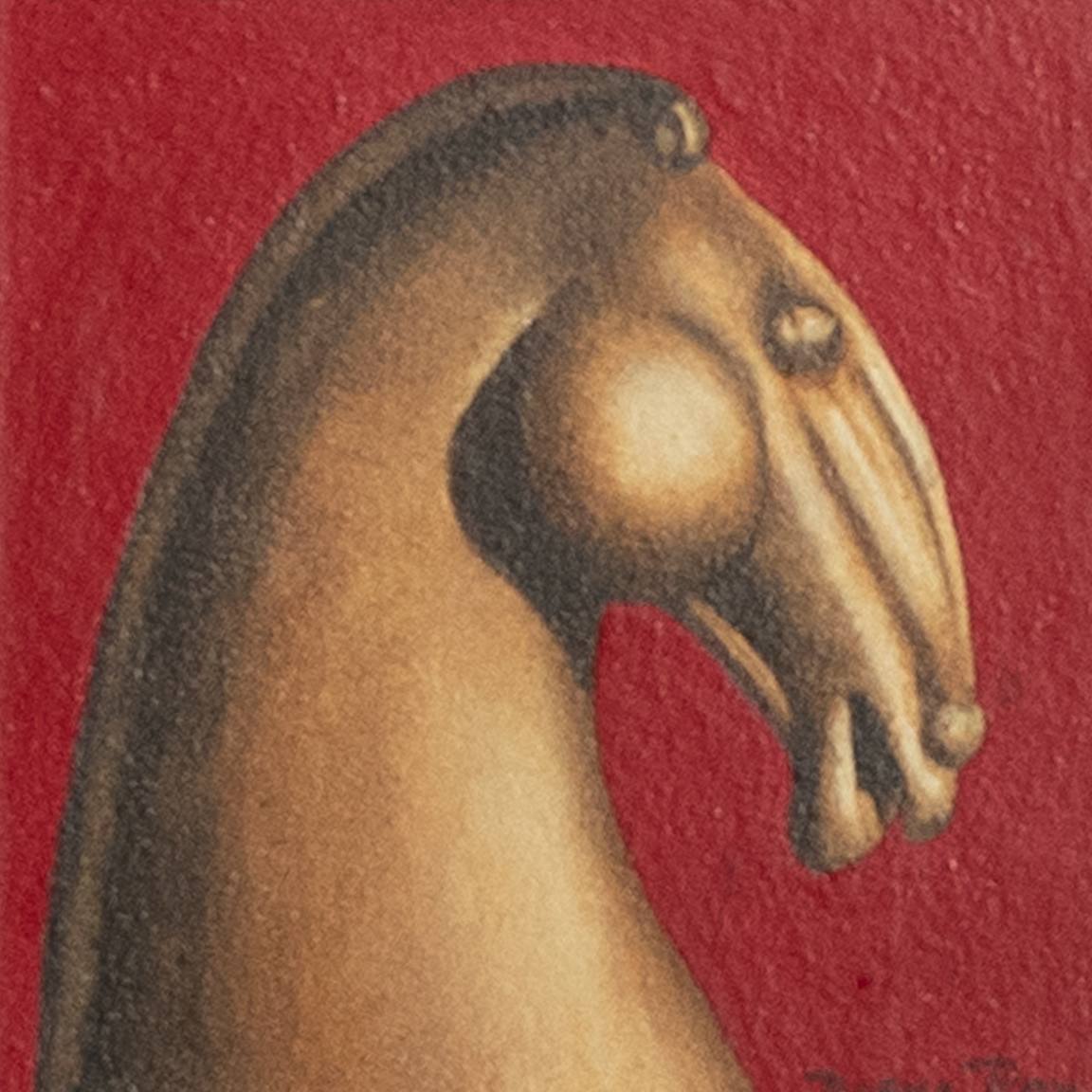 "Horse Head" by Diana Roy 1940-2019, Image 1.