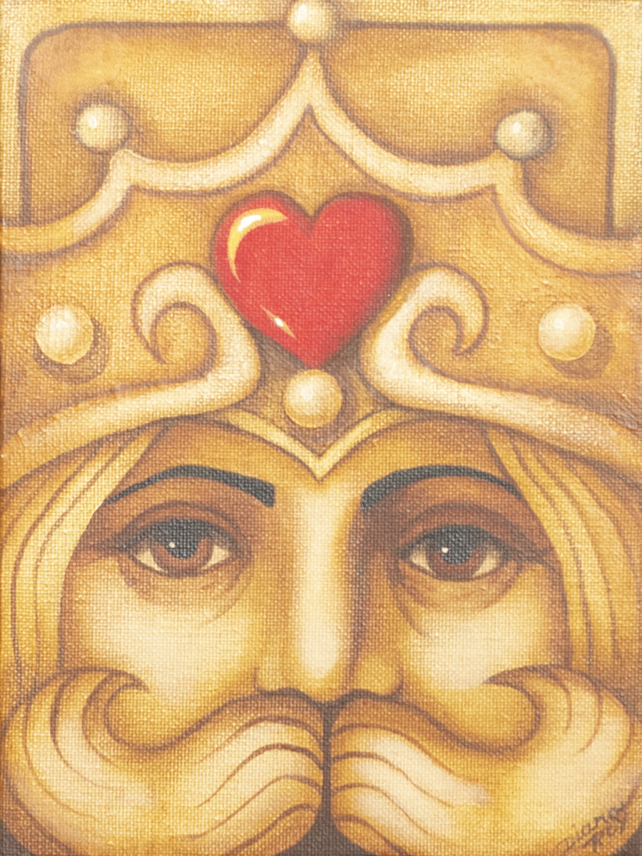 "Heart King" by Diana Roy 1940-2019 