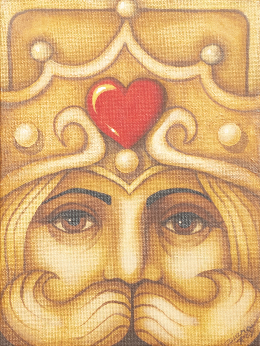 "Heart King" by Diana Roy 1940-2019 