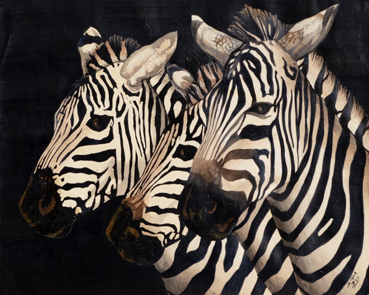 "Three's a Crowd" by Diana Roy 1940-2019, Image 2.