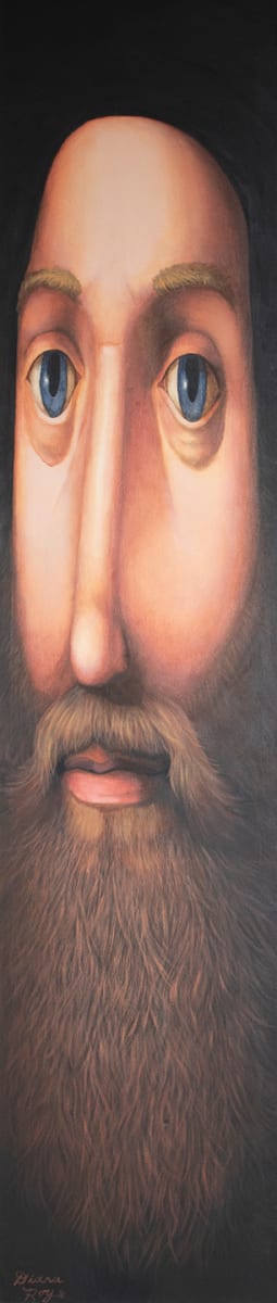 "Bearded Man" by Diana Roy 1940-2019, Image 2.