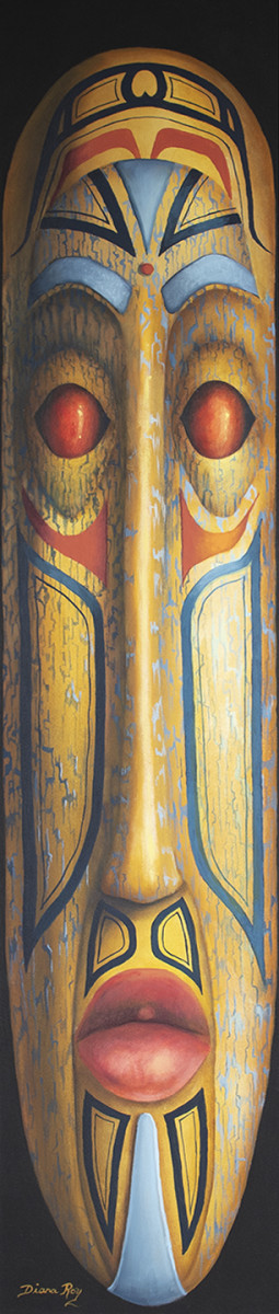 "The Long Mask" by Diana Roy 1940-2019, Image 2.