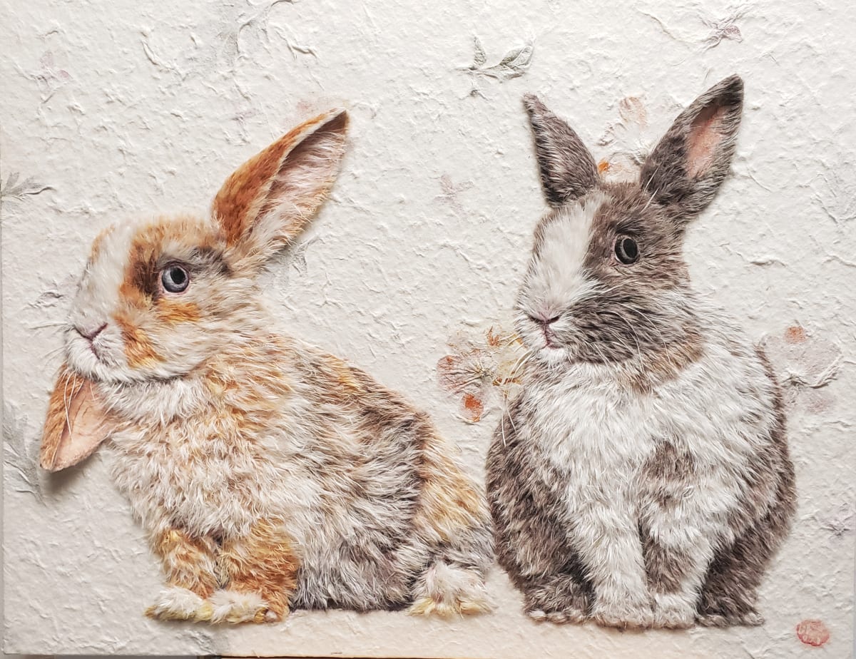 Friends 1 by Yun Gee Bradley, Image 1.