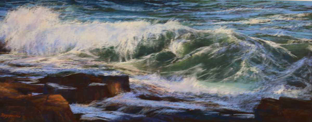 Acadia's Coastal Fury by Lisa Regopoulos 