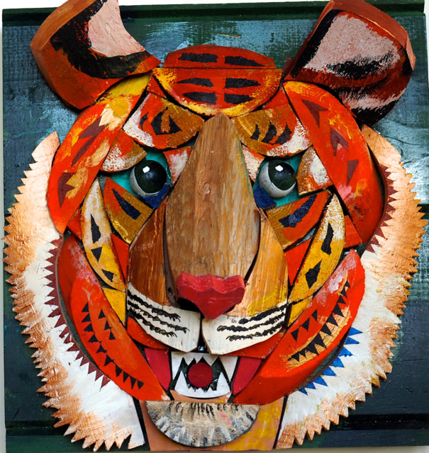 Adolescent Tiger by George Thaddeus Saj 