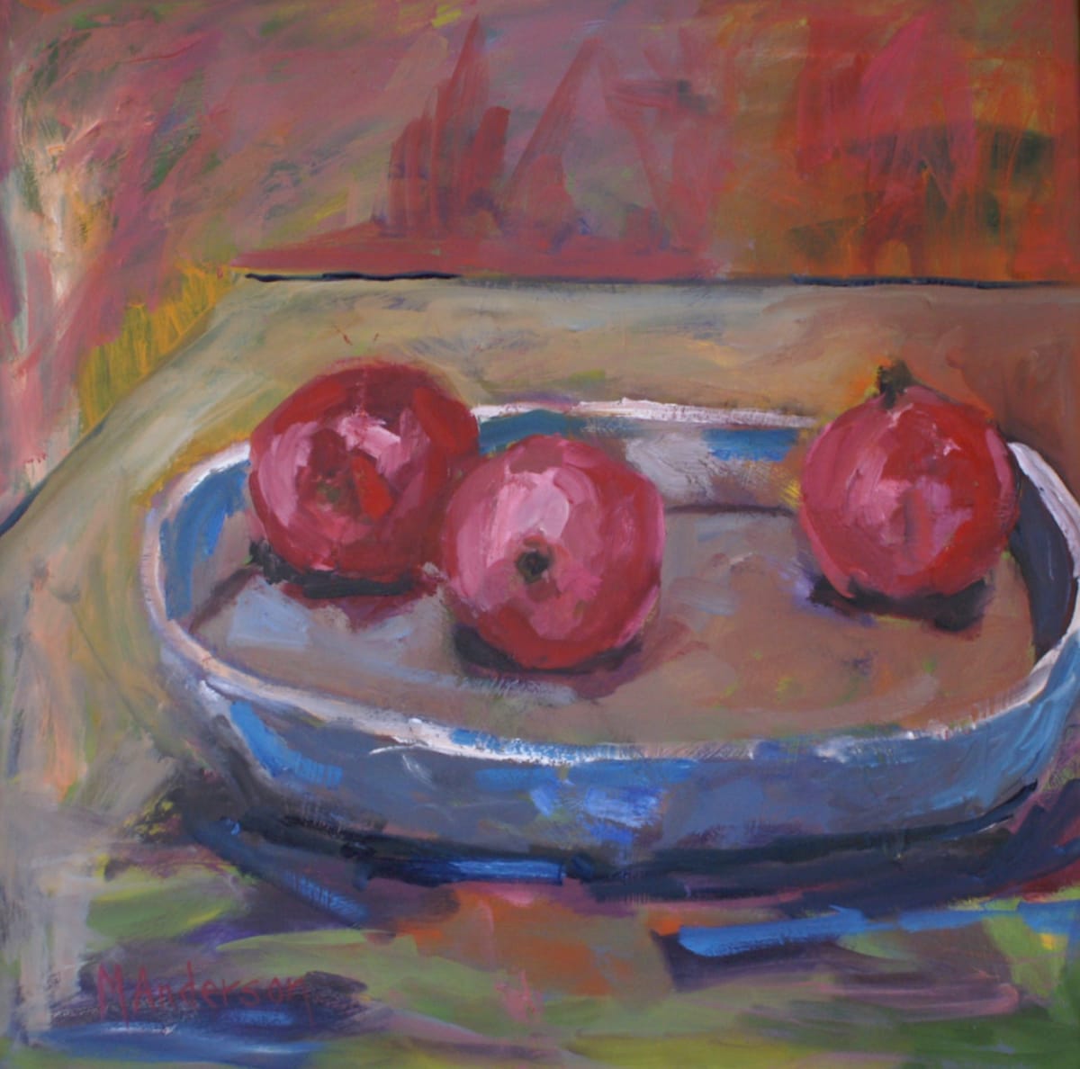 Pomegranate Trio by Melissa Anderson 