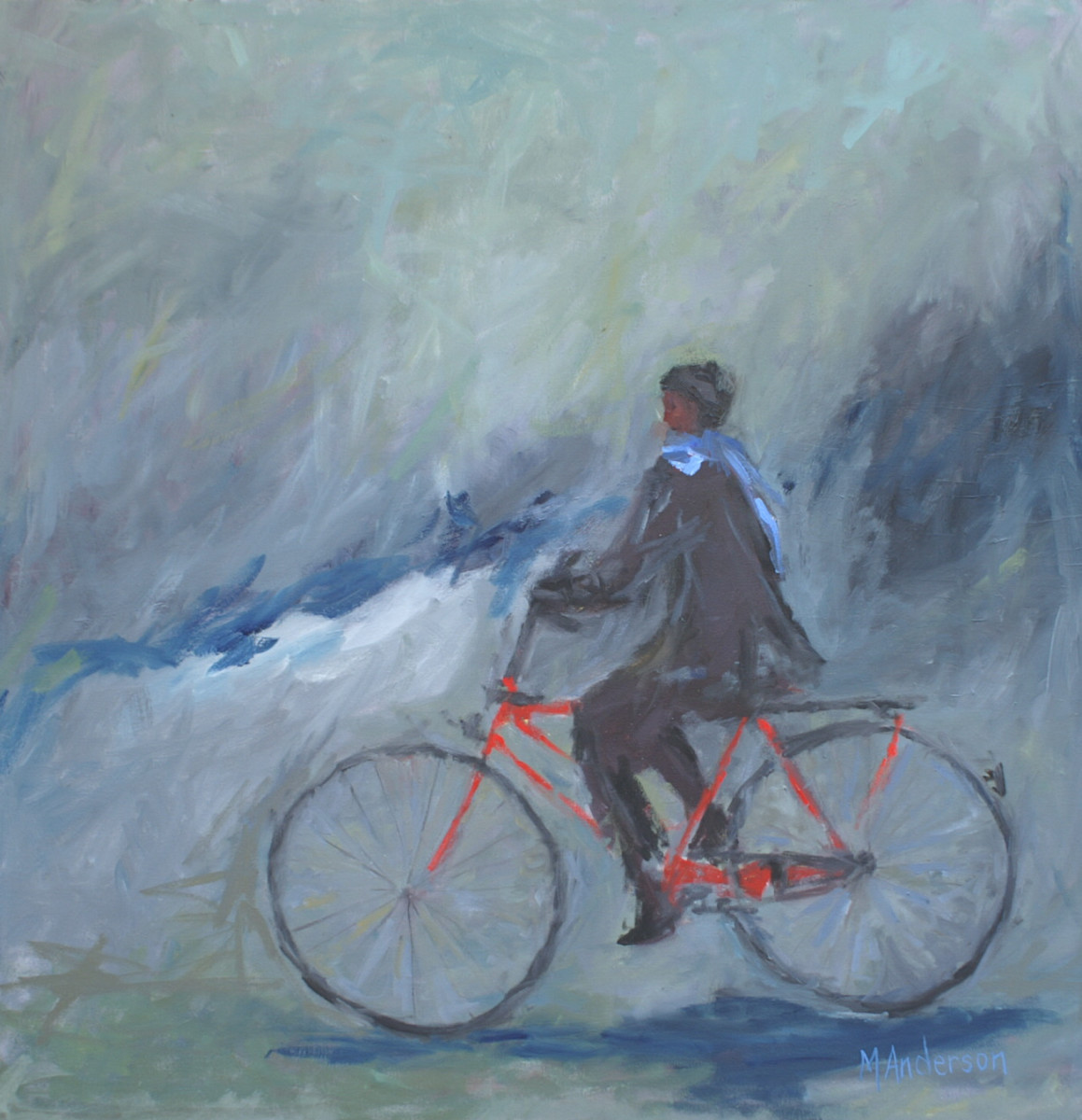 Red Bicycle by Melissa Anderson 