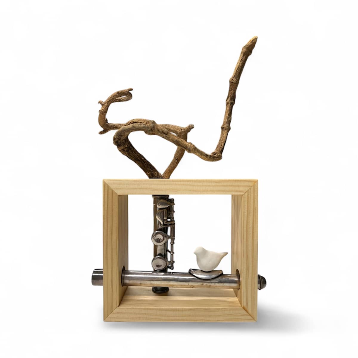 Rising Song by Harmony Jones  Image: Nature based, wall assemblage