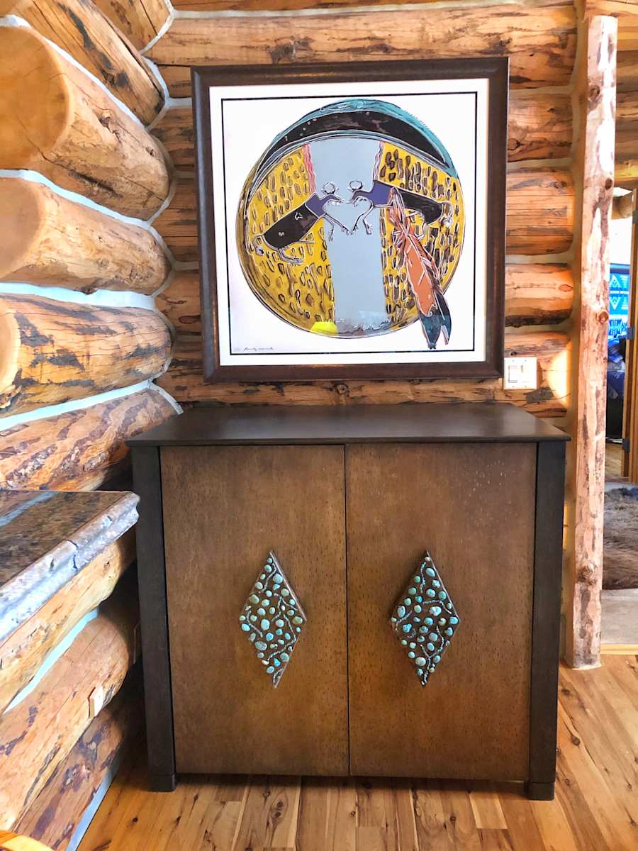 Western Custom Cabinet by Andrea Wendel, Image 2.