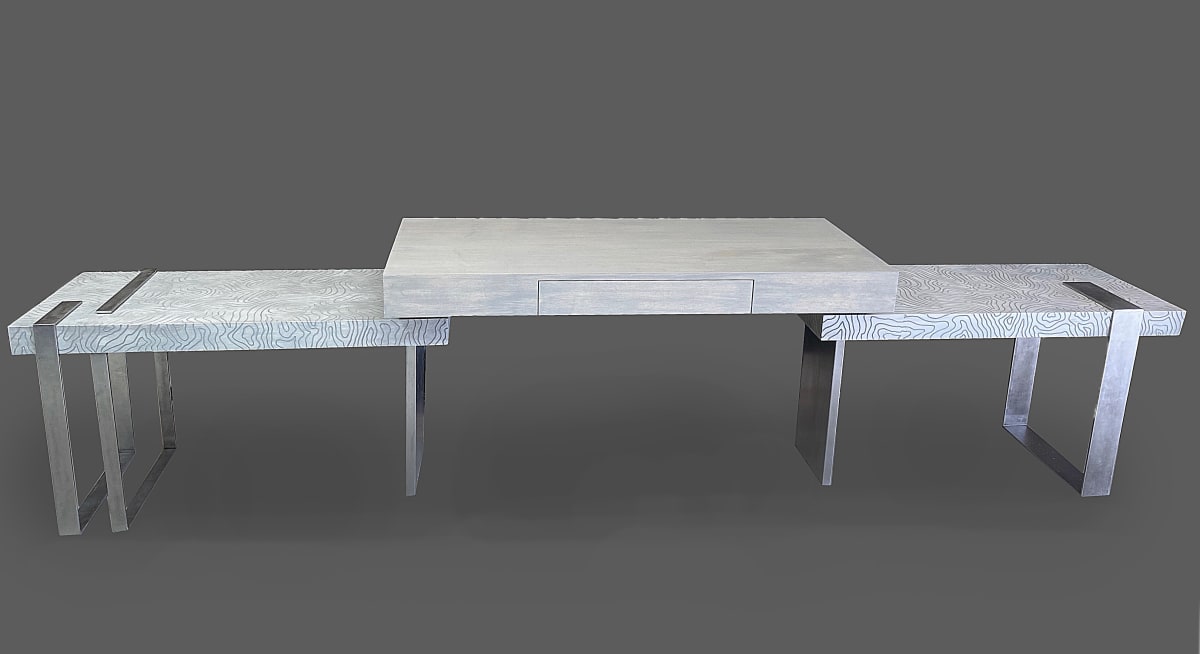 Custom desk console by Andrea Wendel, Image 1.
