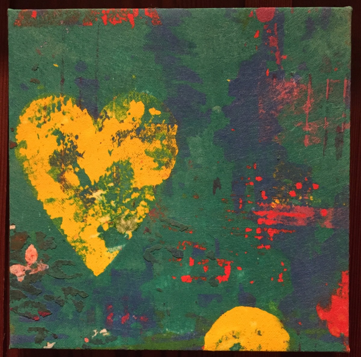 Yellow Heart by LZ Lerman 