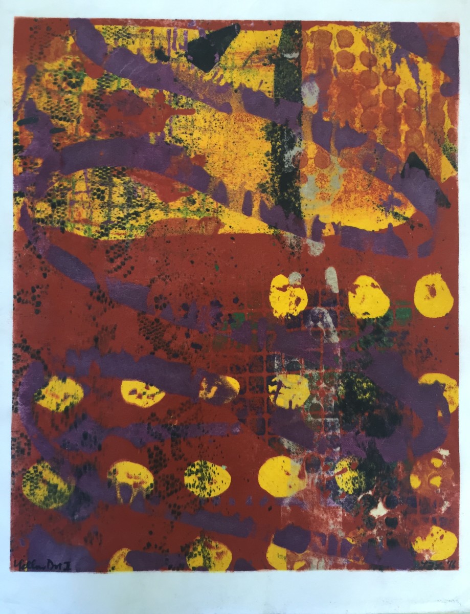 Yellow Dot I by LZ Lerman 