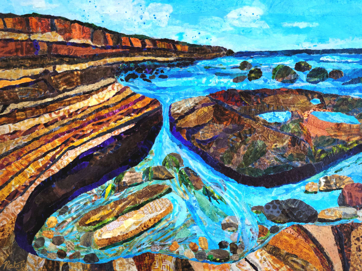 Tides Coming In by Poppyfish Studio: The Art of Natasha Monahan Papousek  Image: A view of the Cabrillo Tidepools in the winter.