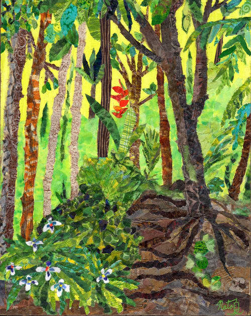 Rainforest Trail by Poppyfish Studio: The Art of Natasha Monahan Papousek 
