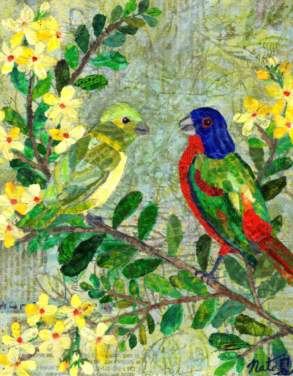 When Birds Talk About Bees by Poppyfish Studio: The Art of Natasha Monahan Papousek 