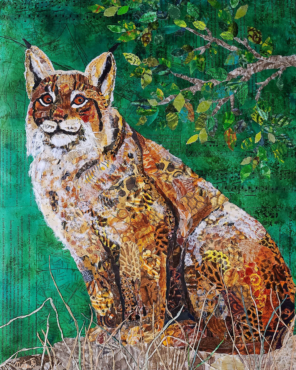 Wild Neighbors: Bobcat by Poppyfish Studio: The Art of Natasha Monahan Papousek  Image: Bobcats share our canyons and wild spaces.