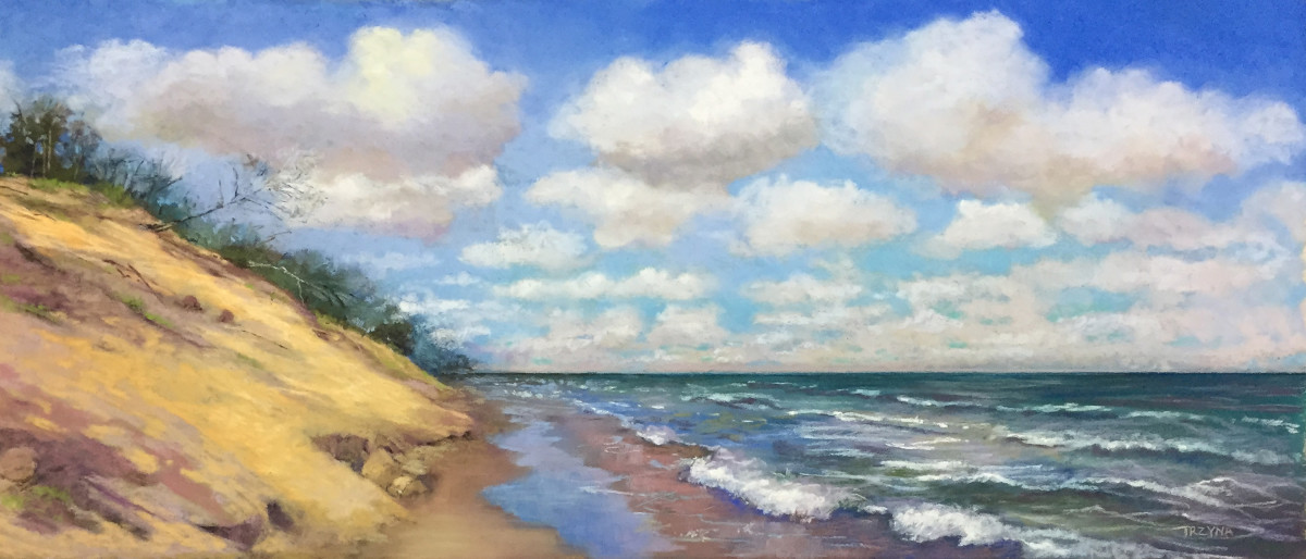 Dune, Lake, Horizon by Mary Ann Trzyna 