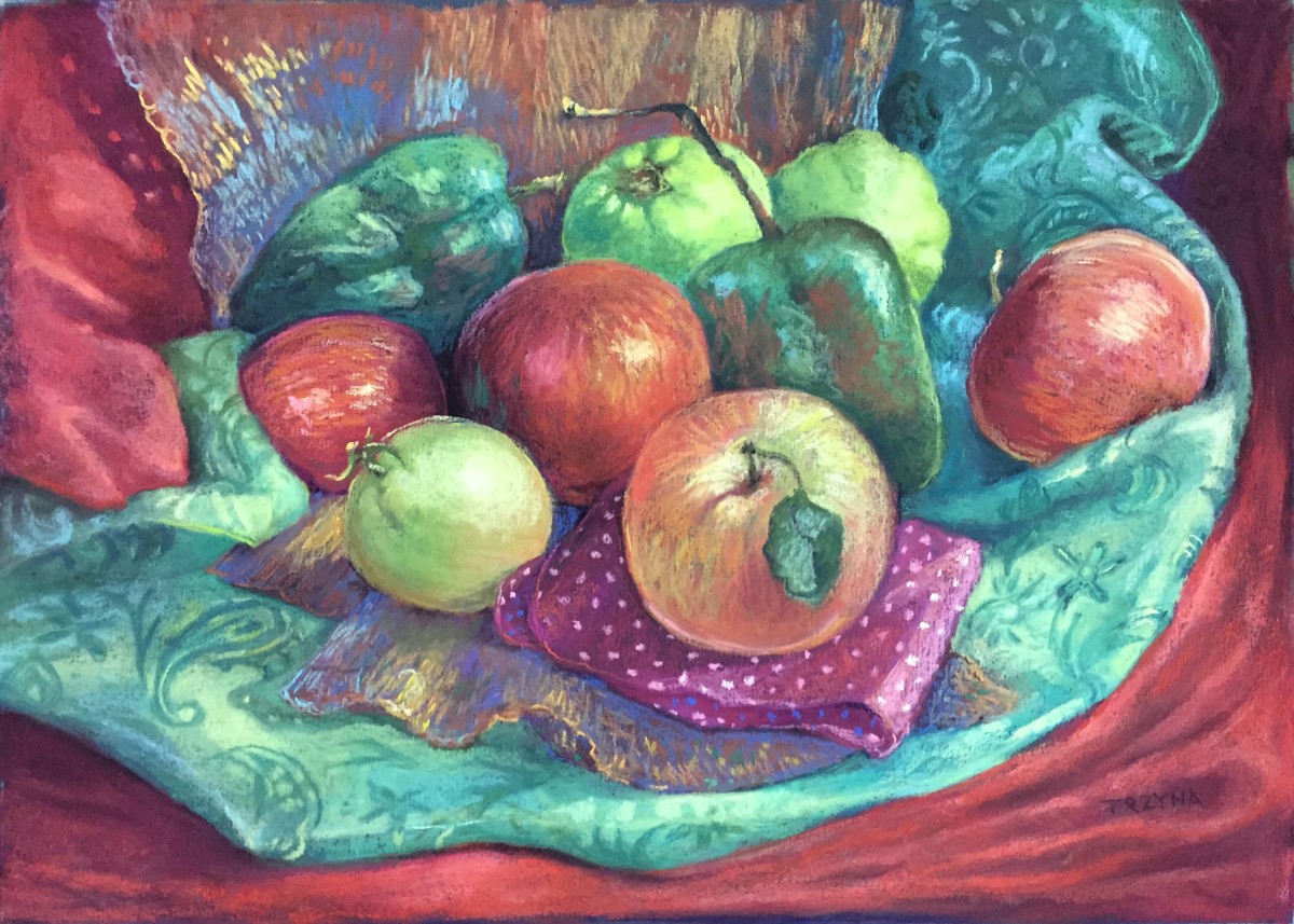 Red and Green Harvest by Mary Ann Trzyna 